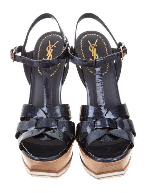 ysl tribute sandals celebrities|saint laurent tribute platform sandals.